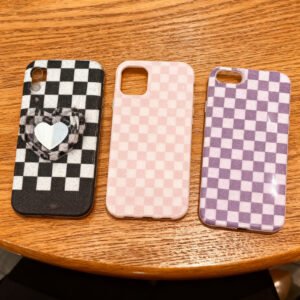 IPhone13Pro  Plaid Phone Case-3489,Single, Random Color