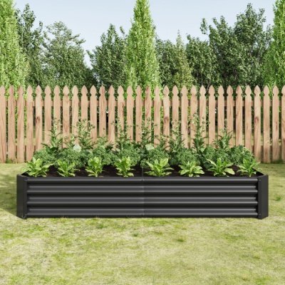 Raised Garden Bed Outdoor, 6x3x1ft , Metal Raised Rectangle Planter Beds For Plants, Vegetables, And Flowers - Image 3