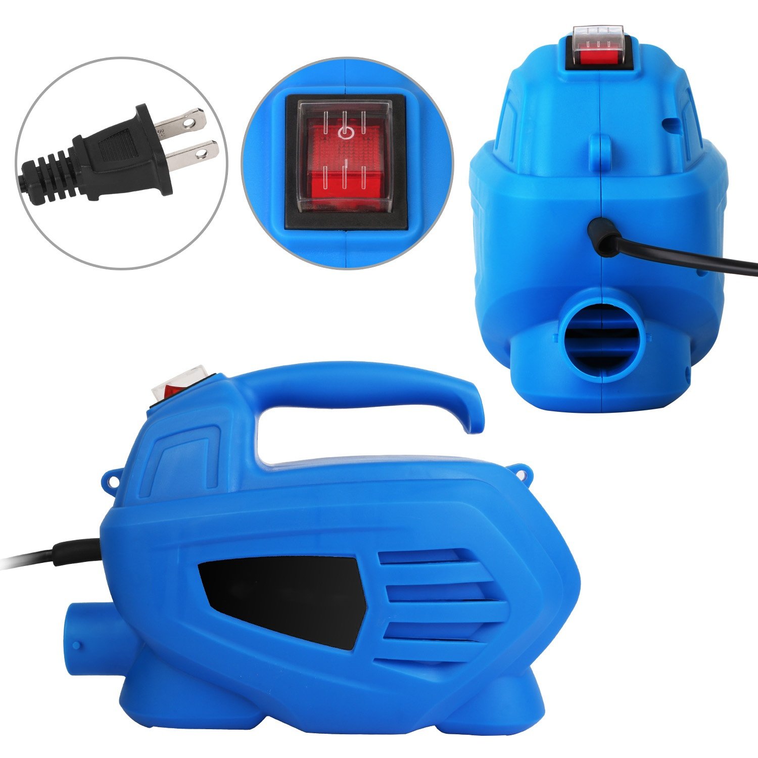 800ML Paint Sprayer 650W Paint Sprayer 800ML,minimum Output HVLP Oil Primer Water Spray, With 3 Spraying Modes Motor And Removable Container - Image 3