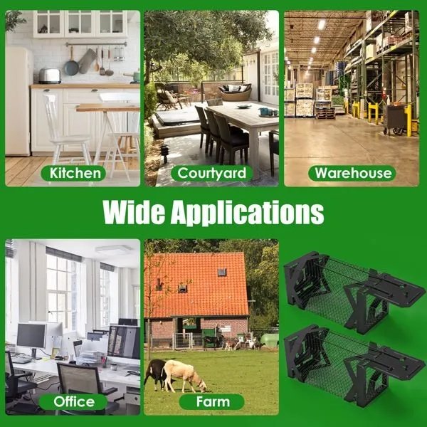 Humane Mouse Trap Cage, Non-Lethal No ElectricityGlueChemicals, Heavy Duty 1.15mm Metal - Image 3