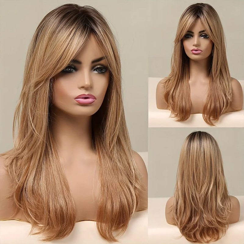 Elegant Ombre Long Curly Wig - Image 4