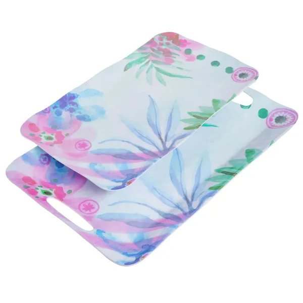 Spice ByTia Mowry Cinnamon Twist 2 Decorated Serving Trays - Image 2