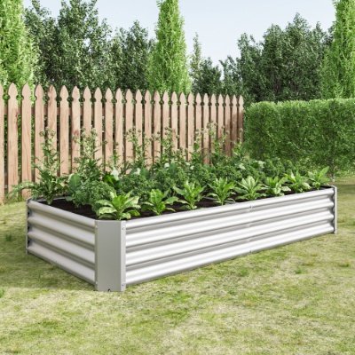Raised Garden Bed Outdoor, 6x3x1ft , Metal Raised Rectangle Planter Beds For Plants, Vegetables, And Flowers - Image 9