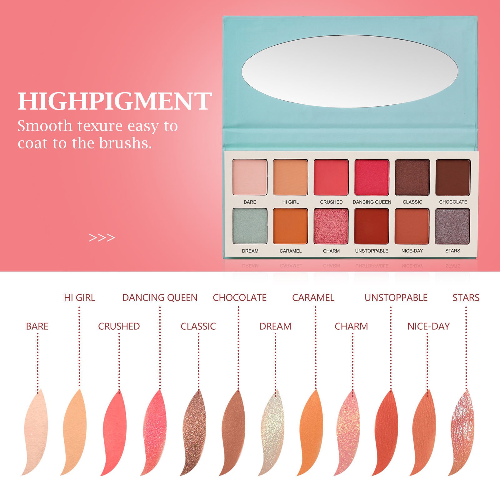 Las Chicas Multicolor Eyeshadow Palette - Image 2