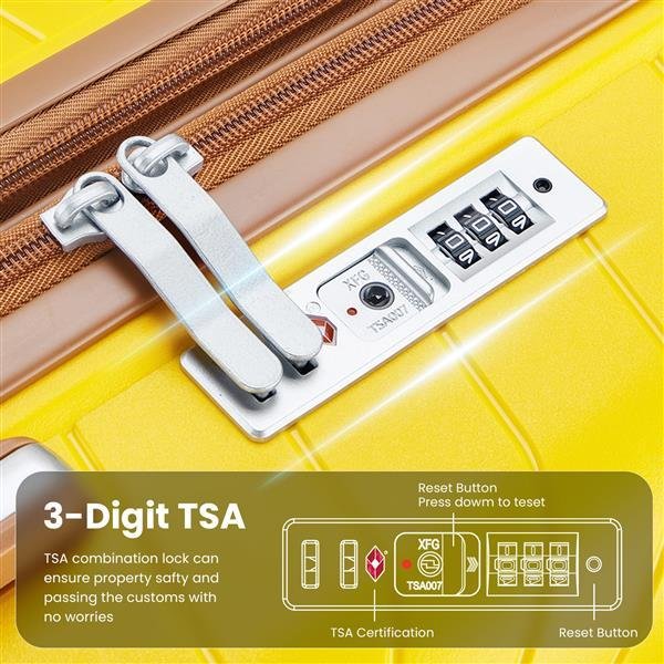Durable Family Luggage Set - Image 4