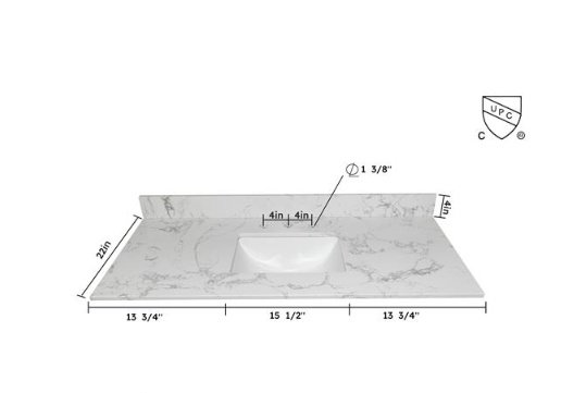 Stone Bathroom Countertop - Image 6