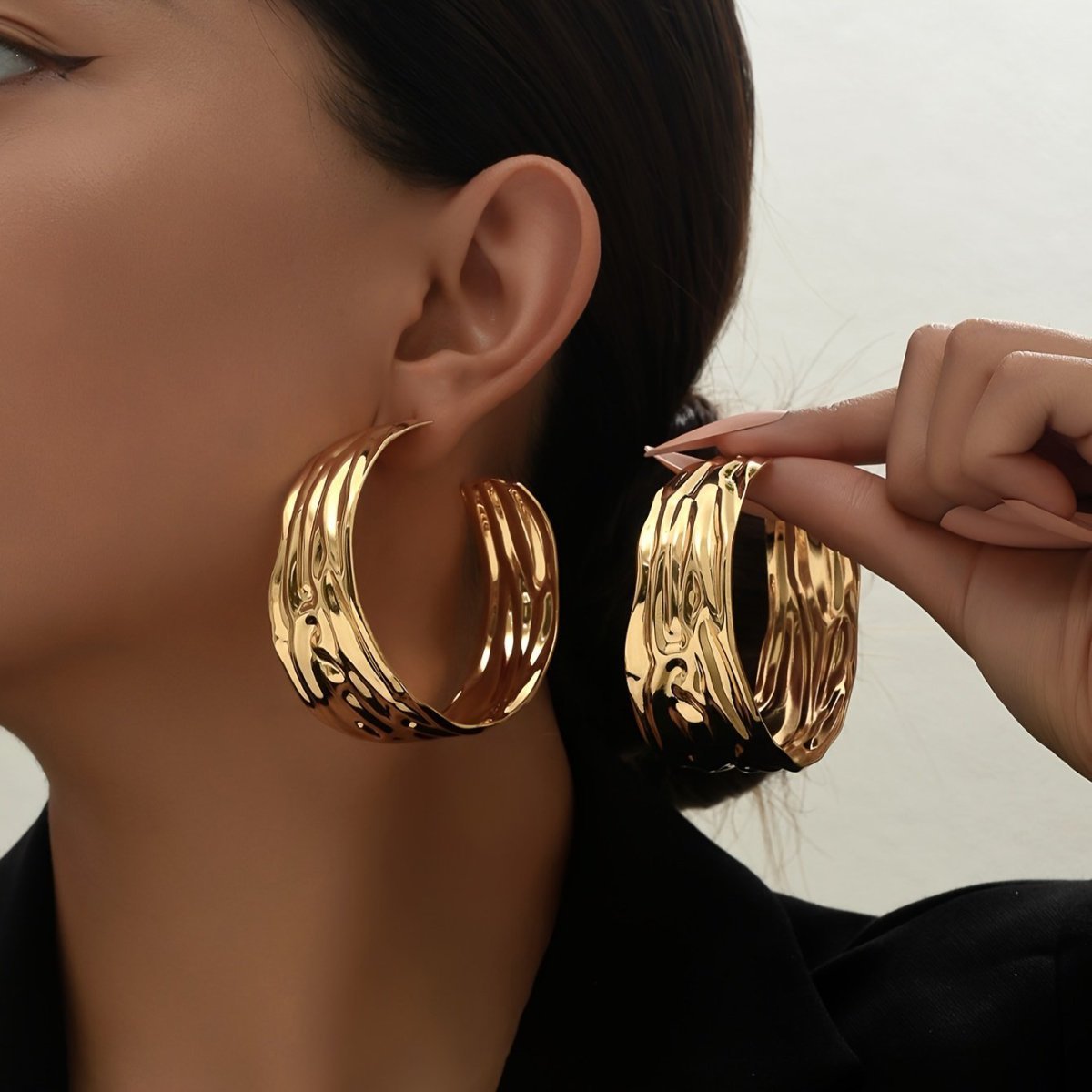Gold Hoop Earrings