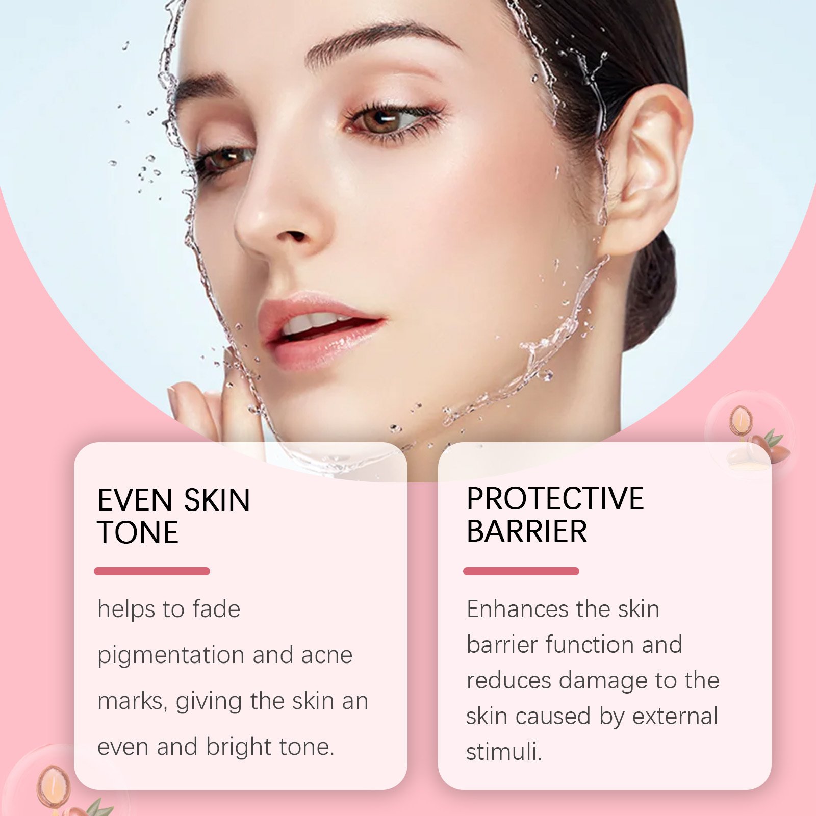 EELHOE Facial Capsule Essence Gentle Daily Moisturizing And Moisturizing Facial Skin Skin Care And Hydrating Care Serum - Image 2