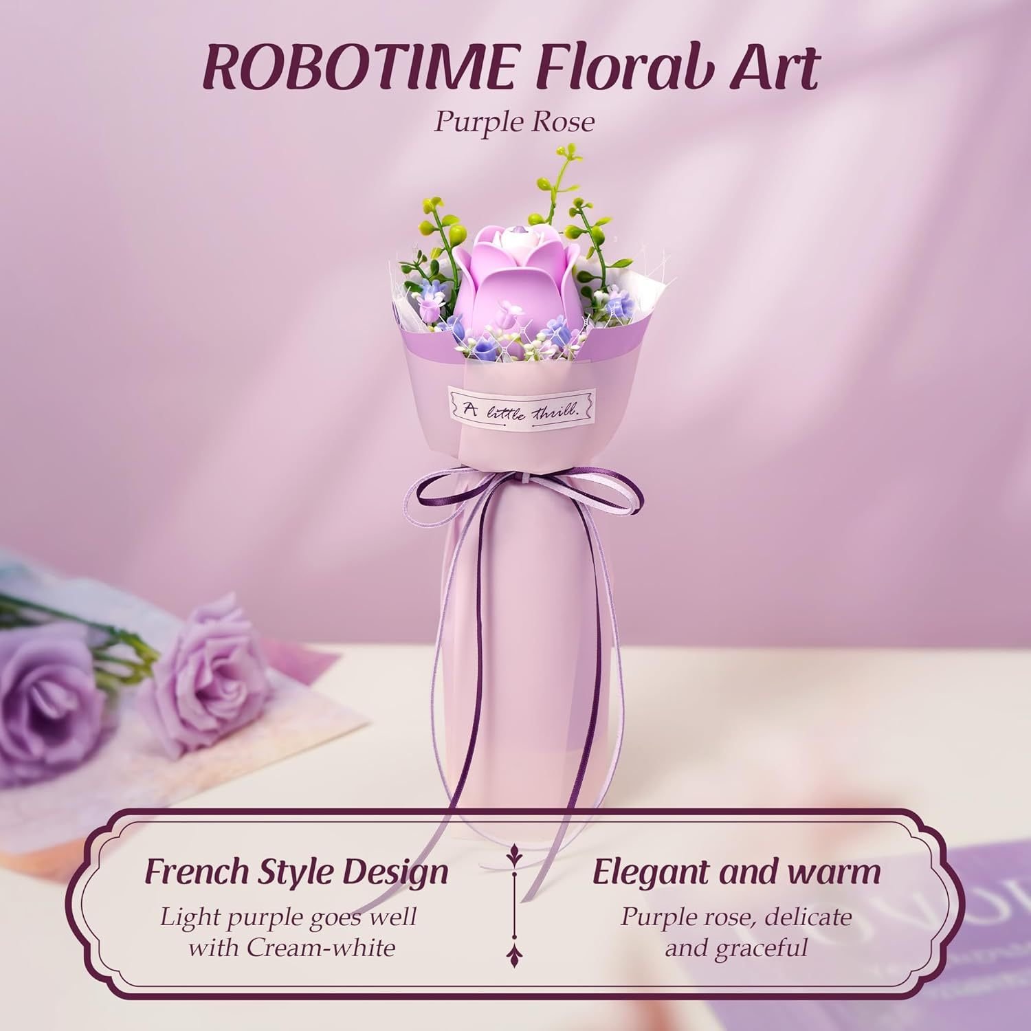 Romantic 3D Flower Puzzle Kit - Image 6