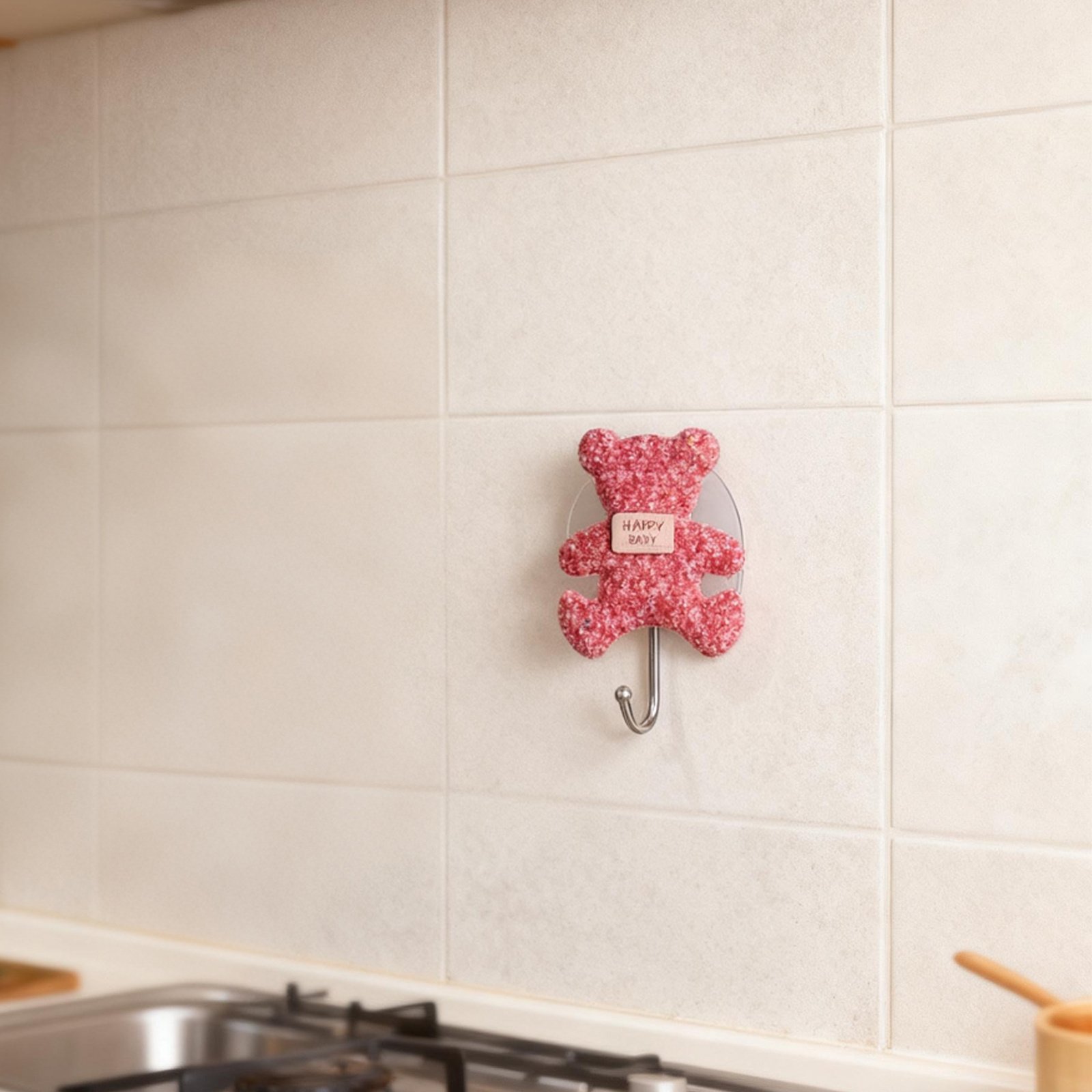 Bear Suction Cup Hook,Single, Random Color - Image 5