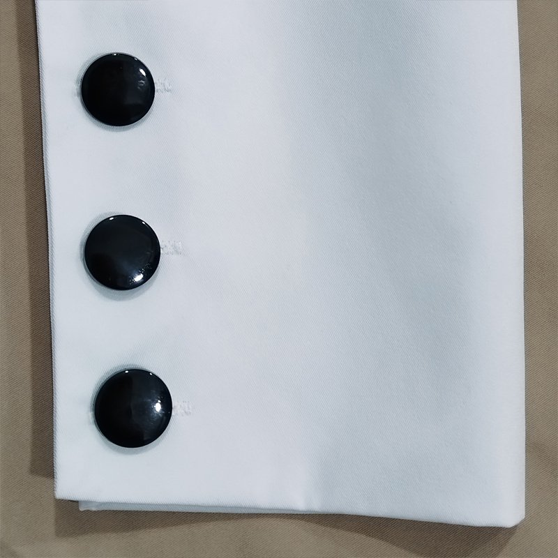 Women's V-Neck Contrast Trim Long Sleeve Blouse With Button Cuff Detail - Casual Comfort Top For Spring&Fall - Image 4