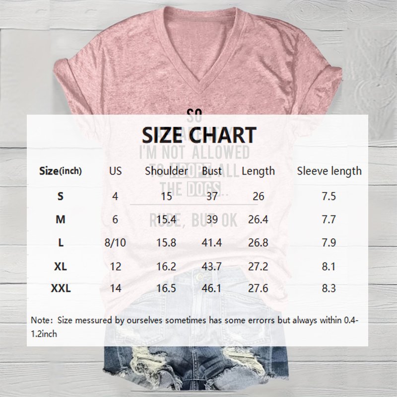 Women's V-Neck Letter Print T-Shirt - Comfortable Casual Summer Top - Image 4
