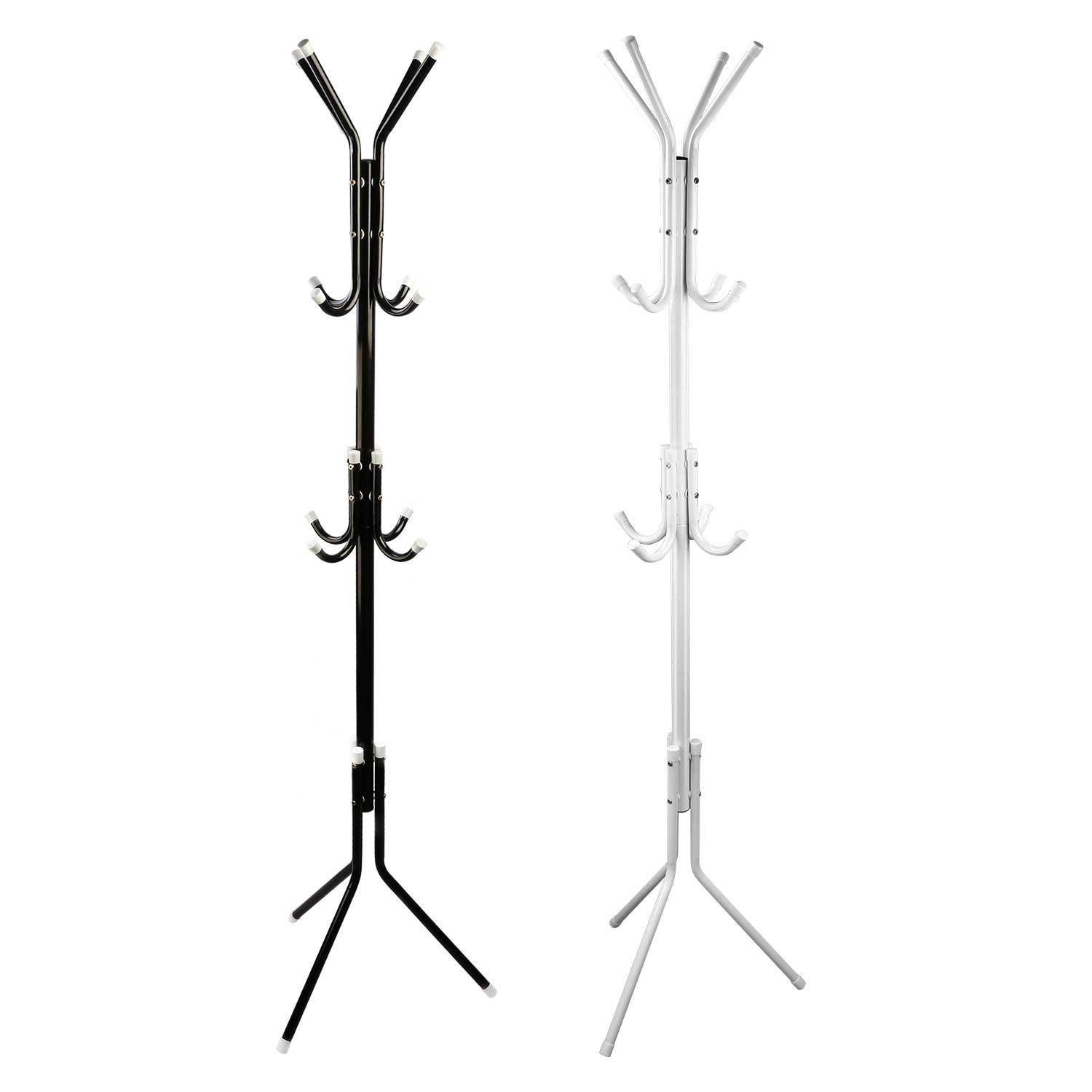 Black-White Options -- 1Pc Standing Coat Hat Rack Organizer - Image 10
