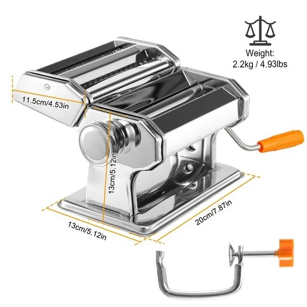 Pasta Maker Roller Machine Fettuccine Noodle Maker - Image 2