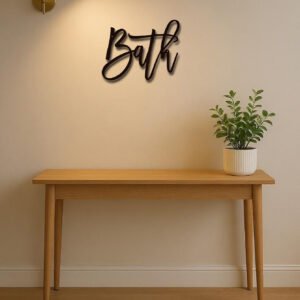 Metal Letter Pendant,Create A Stylish Focal Point For Wall Art, Chic Home Decor