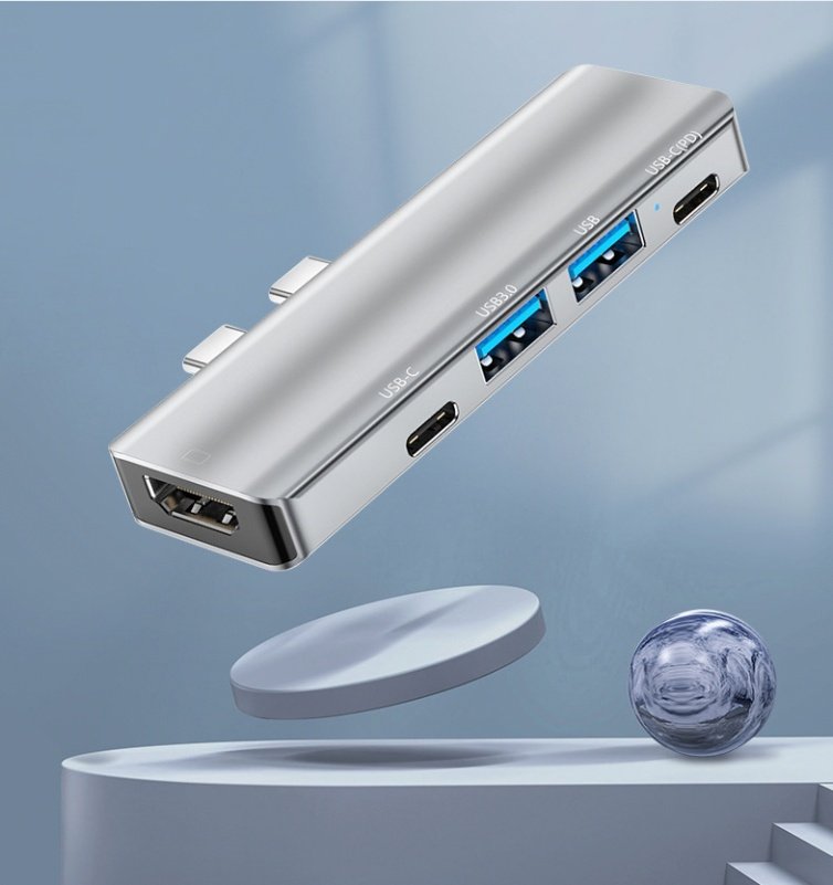 USB-C Hub with Multiple Ports
