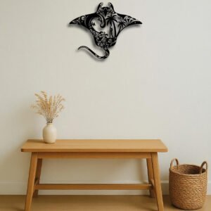 Coastal Metal Wall Art,Nautical Beach Decor For Living Room, Bedroom, Bathroom