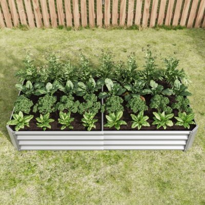Raised Garden Bed Outdoor, 6x3x1ft , Metal Raised Rectangle Planter Beds For Plants, Vegetables, And Flowers - Image 5