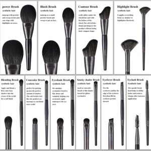 Premium Natural Makeup Brushes