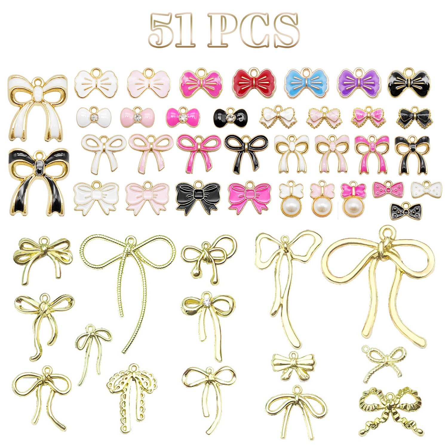 Bowknot Charms Set