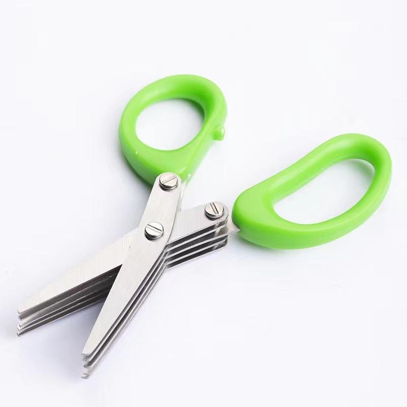 Multifunctional Multi-layer Kitchen Scissors Suitable For Cutting Onions, Vegetables And Spices - Image 4