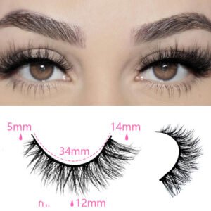 Realistic 3D False Eyelashes