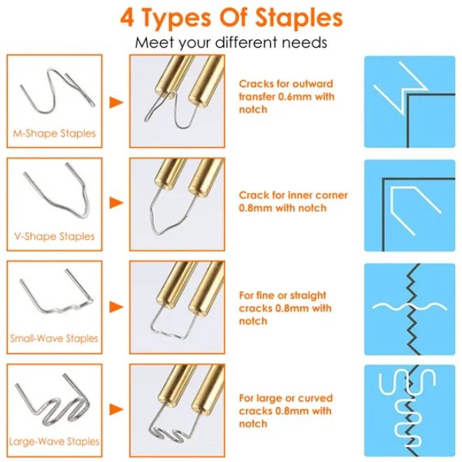 70W Plastic Welding Machine Car Bumper Repair Kit - Image 3