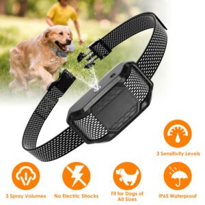 1Pc Citronella Bark Collar For Dogs Spray Bark Collar Anti Barking Control For Small Medium Large Dogs IP65 Waterproof No Electric Shocks