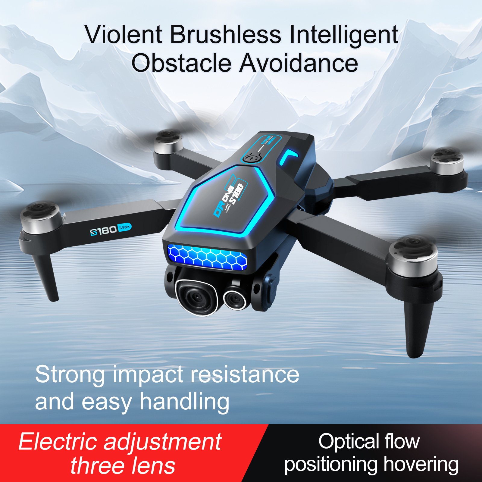 Brushless Power Intelligent Drone S180m - Image 2