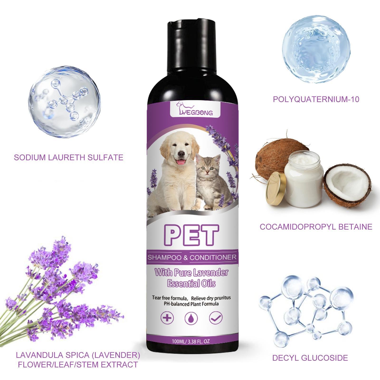 Yegebang Pet Shampoo And Shower Gel Relieves Itchy Skin And Leaves Hair Smooth And Untangled - Image 7