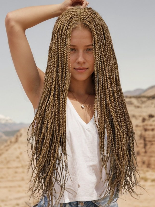 Elegant Braid Lace Wig - Image 4