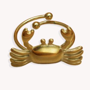 18K Gold Plated Crab Ring