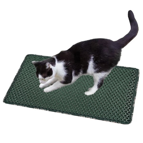 Double Layer Rice Shaped Cat Litter Pad