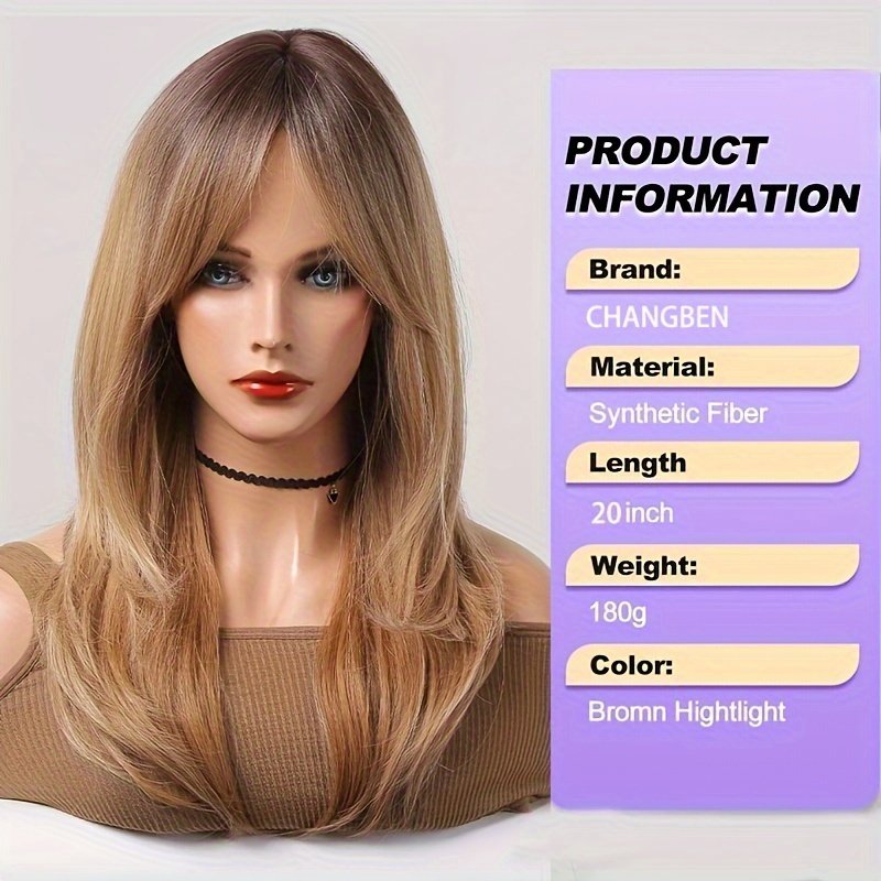 Elegant Heat Resistant Ombre Wig - Image 4