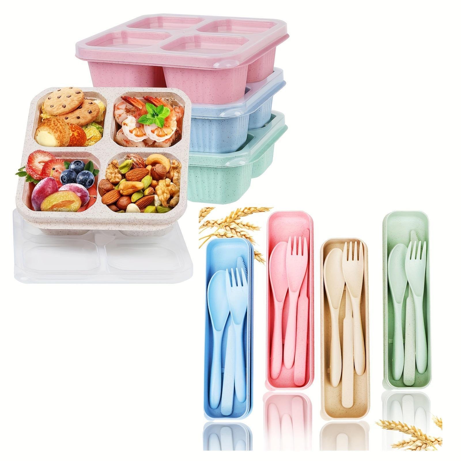 Sustainable Diet 4-Piece Eco-Friendly Cutlery Set Biodegradable Reusable - Image 5