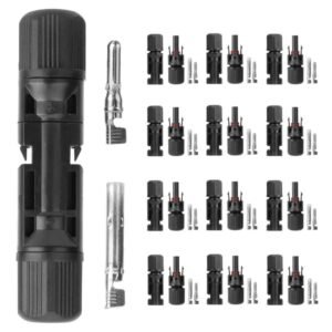 10 Pairs Solar Panel Connectors Solar Wire Adapter Male Female IP67