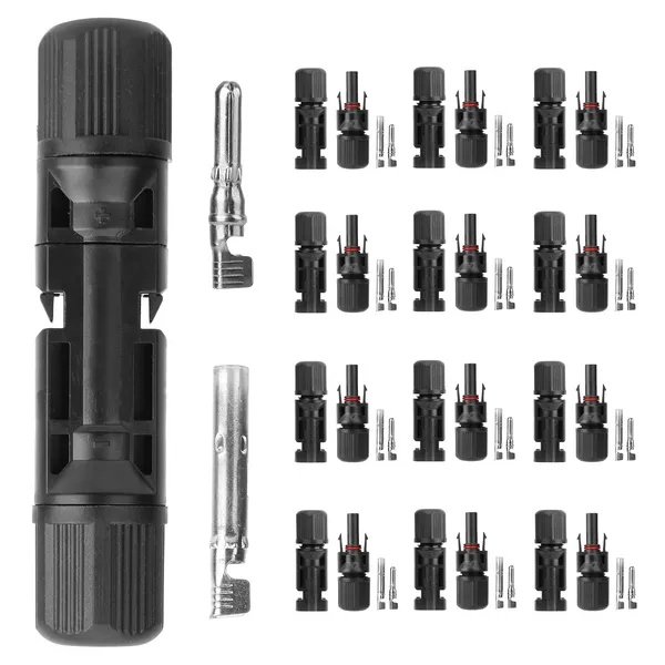 10 Pairs Solar Panel Connectors Solar Wire Adapter Male Female IP67