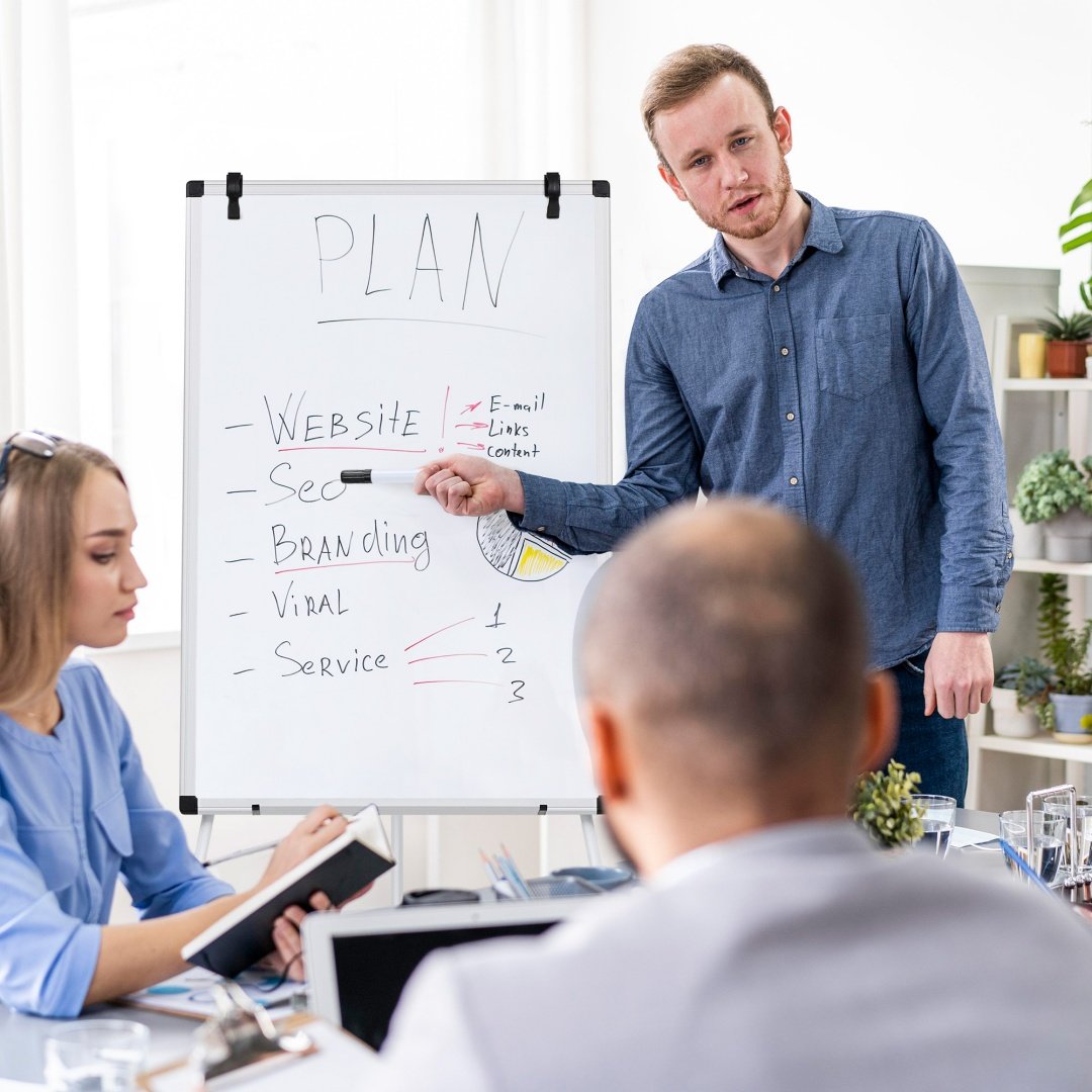 36x24 Magnetic Portable Whiteboard With Adjustable Tripod Easel For School, Home Office