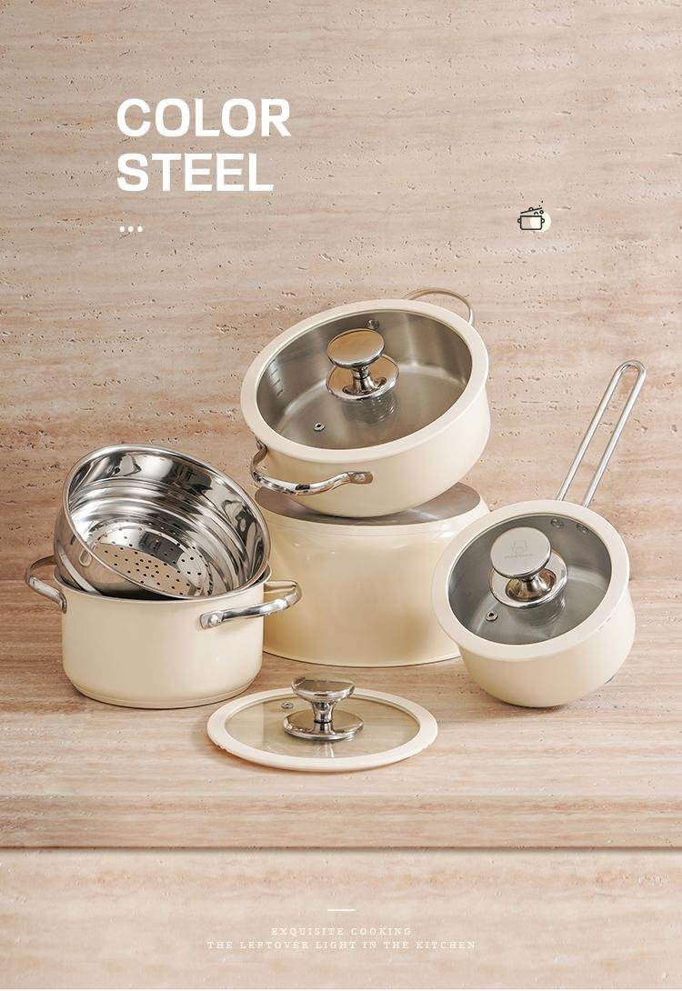Stainless Steel Pot 4-piece Set - Image 8
