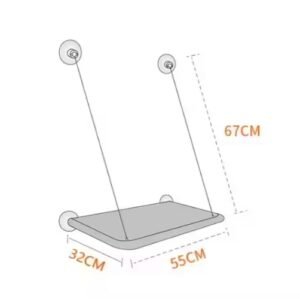 US LOCAL STOCK Hiphoppet Best Selling Washable Window-Mounted Sucker Cat Hammock Cat Nest Seat Elaxing Spot To Lounge For Cats