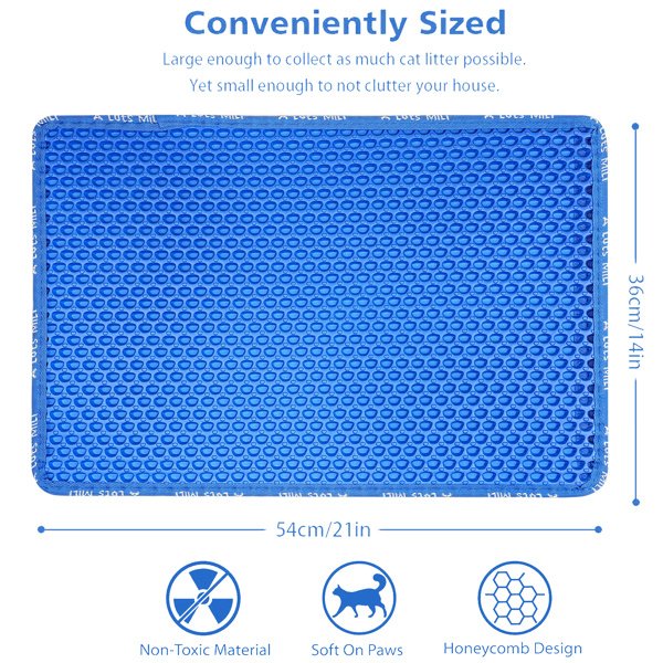 Double Layer Rice Shaped Cat Litter Pad - Image 4