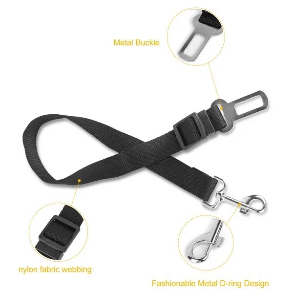 2Pcs Pet Dog Seat Belt Leash Adjustable Pet Dog Cat Safety Leads Harness - Image 4