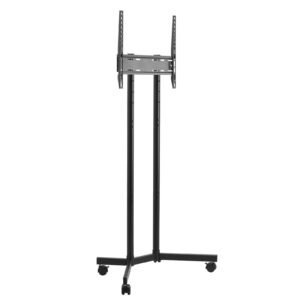 Rolling TV Stand, Mobile TV Cart For 32-65 Inch Screens, Height Adjustable, Portable Monitor Stand With Wheels Holds Up To 88 Lbs For Living Room, Bedroom, Office, Outdoor, Max VESA 400x400mm