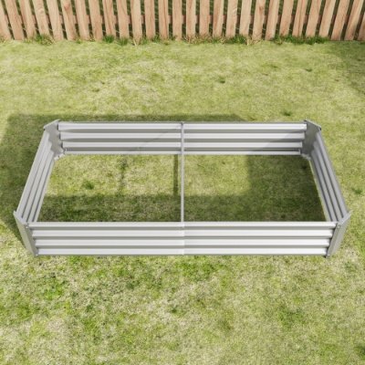 Raised Garden Bed Outdoor, 6x3x1ft , Metal Raised Rectangle Planter Beds For Plants, Vegetables, And Flowers - Image 6