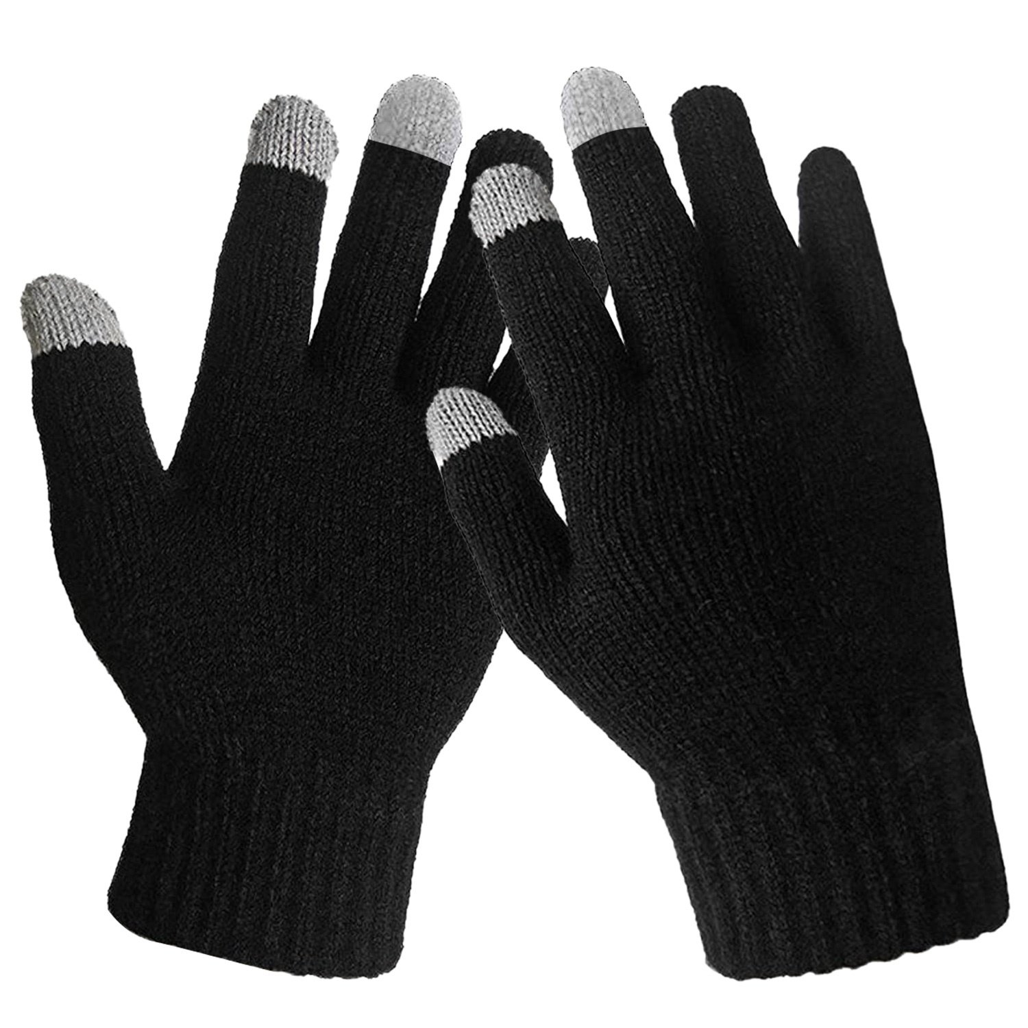 Unisex Touch Screen Gloves Full Finger Winter Warm Knitted Gloves For Warmth Running Cycling Camping Hiking - Image 9