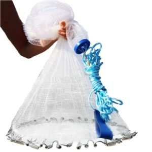 Fishing Cast Net Bait Trap Easy Throw Heavy Duty Hand Cast Net