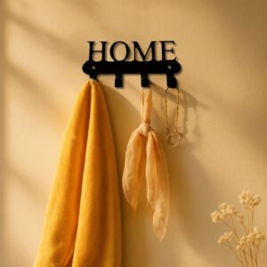 Wall-Mounted Key Rack,Metal Coat Key Holder,Minimalist Entryway Organizer
