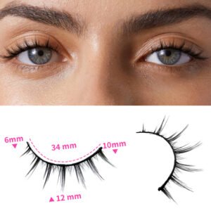 Realistic 3D False Eyelashes