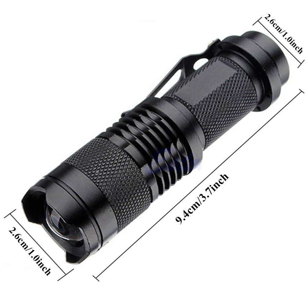 UV Ultra Violet Flashlight Handheld Blacklight Small Flashlight 395nm Mini Light Inspection Lamp Pen Torch Detector For Dog Pet Urine Stains, Bed Bugs And Scorpions - Image 2