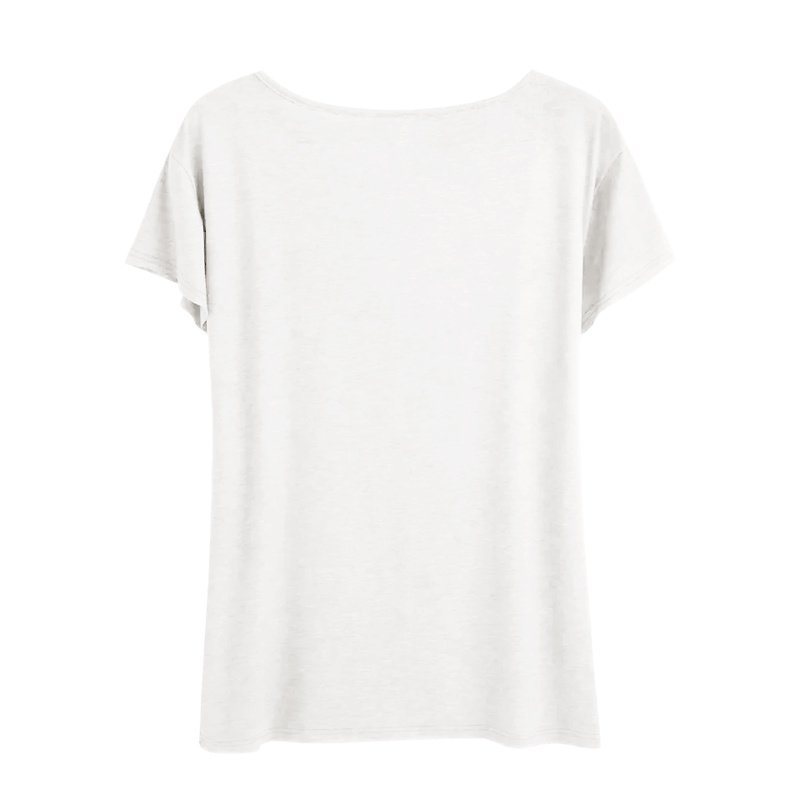 Women's Letter Print Short Sleeve T-Shirt - Casual Round Neck Summer Top - Image 2